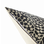 Подушка декоративная черного цвета Blossom Essence Grace варинант исполнения - 3 | Loft Concept в Волгограде