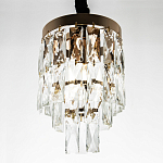 Подвесной светильник с прямоугольными хрустальными подвесками Lunet Crystal Rectangulars Pendant Light 2 варинант исполнения - 3 | Loft Concept в Волгограде