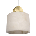 Подвесной светильник с круглым мраморным плафоном Marble square варинант исполнения - 5 | Loft Concept в Волгограде