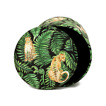 Пуф Leopards in the ferns варинант исполнения - 3 | Loft Concept в Волгограде