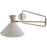 Бра на шарнире Davy Rattan Wall Lamp варинант исполнения - 5 | Loft Concept в Волгограде