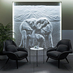 Барельеф ELEPHANTS варинант исполнения - 3 | Loft Concept в Волгограде