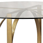 Стол обеденный круглый с основанием из 2-х пересекающихся колец Modern Geometric Silhouette варинант исполнения - 1 | Loft Concept в Волгограде