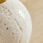 Настольная лампа на круглом основании из натурального камня Bartolomeo варинант исполнения - 1 | Loft Concept в Волгограде