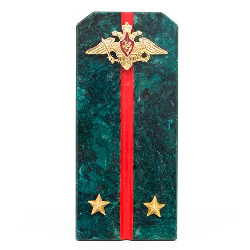 Сувенир Погон ВС из натурального камня змеевик Souvenir Epaulets Змеевик Красный Золотой Сувенир Погон ВС из натурального камня змеевик Souvenir Epaulets Змеевик Красный Золотой в Волгограде | Loft Concept