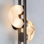 Бра  с фигурным мраморным рассеивателем Spiral of Warm Light варинант исполнения - 3 | Loft Concept в Волгограде