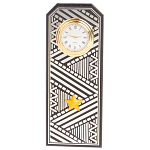 Часы подарочные настольные в виде погона Генерала из натурального камня Змеевик Silver Military Clock варинант исполнения - 1 | Loft Concept в Волгограде