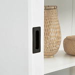 Витрина с раздвижными дверцами Wells Glass Showcase White варинант исполнения - 6 | Loft Concept в Волгограде