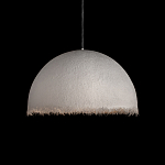Подвесной светильник в форме купола белого цвета с ажурной бахромой Tactile Line варинант исполнения - 11 | Loft Concept в Волгограде