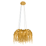 Люстра подвесная круглая с изогнутыми металлическими дугами и ниспадающими цепочками 65 см Atlantis Chain варинант исполнения - 4 | Loft Concept в Волгограде