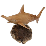 Статуэтка из дерева рыба-молот Animals of the World варинант исполнения - 3 | Loft Concept в Волгограде