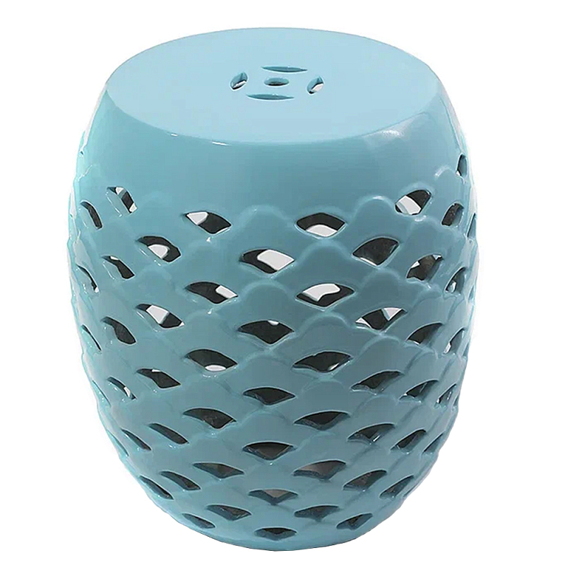 Керамический табурет Ceramic Chair Turquoise Бирюзовый Керамический табурет Ceramic Chair Turquoise Бирюзовый в Волгограде | Loft Concept
