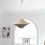 Подвесной вязаный бежевый светильник «Звезда Востока 01» варинант исполнения - 4 | Loft Concept в Волгограде