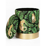 Пуф Leopards in the ferns варинант исполнения - 2 | Loft Concept в Волгограде