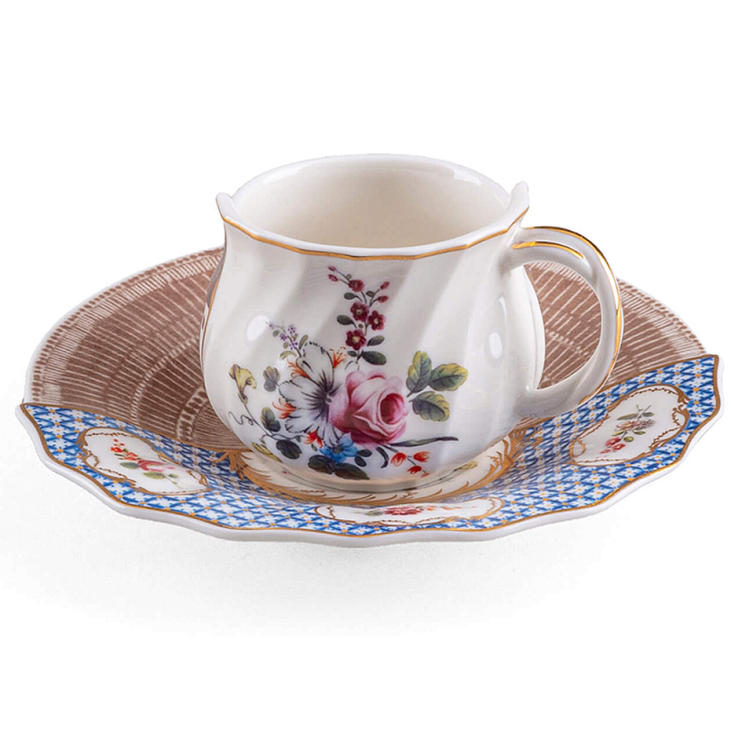 Кофейная пара Seletti Djenne Белый Мульти Кофейная пара Seletti Djenne Белый Мульти в Волгограде | Loft Concept