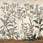 Обои ручная роспись Siam White Metal варинант исполнения - 1 | Loft Concept в Волгограде