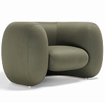 Дизайнерское полукруглое мягкое кресло CINNAMON Armchair варинант исполнения - 1 | Loft Concept в Волгограде