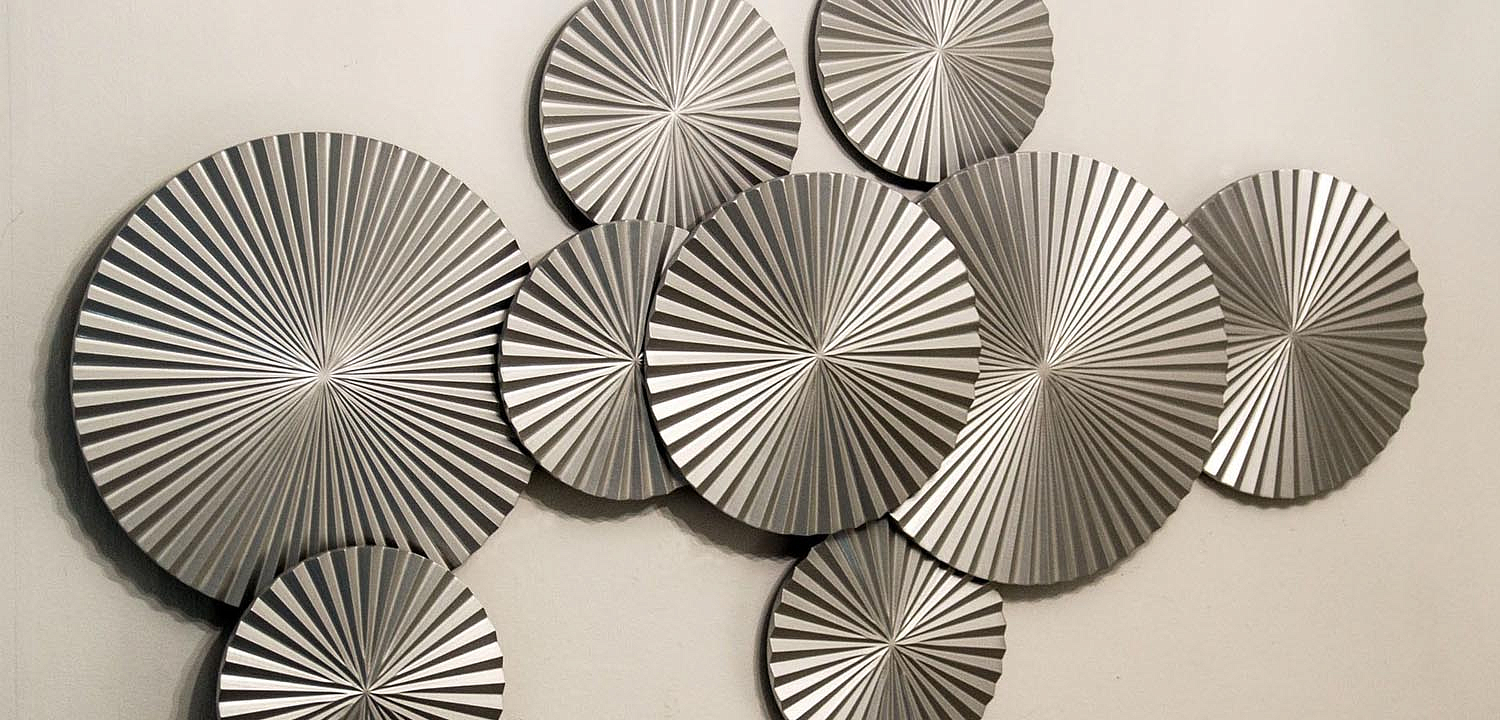 Арт-объект Apollo Silver Wall Plaque Disc 9 Арт-объект Apollo Silver Wall Plaque Disc 9 - Loft-Concept в Волгограде