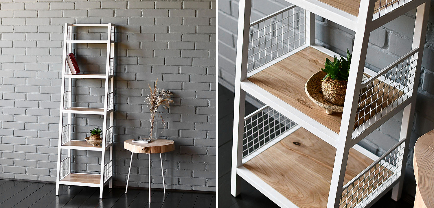 Стеллаж Kiyan Industrial Metal Rust Rack Стеллаж Kiyan Industrial Metal Rust Rack - Loft-Concept в Волгограде