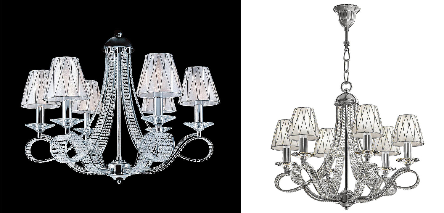 Люстра Franseza Chandelier chrome 67 Люстра Franseza Chandelier chrome 67 - Loft-Concept в Волгограде