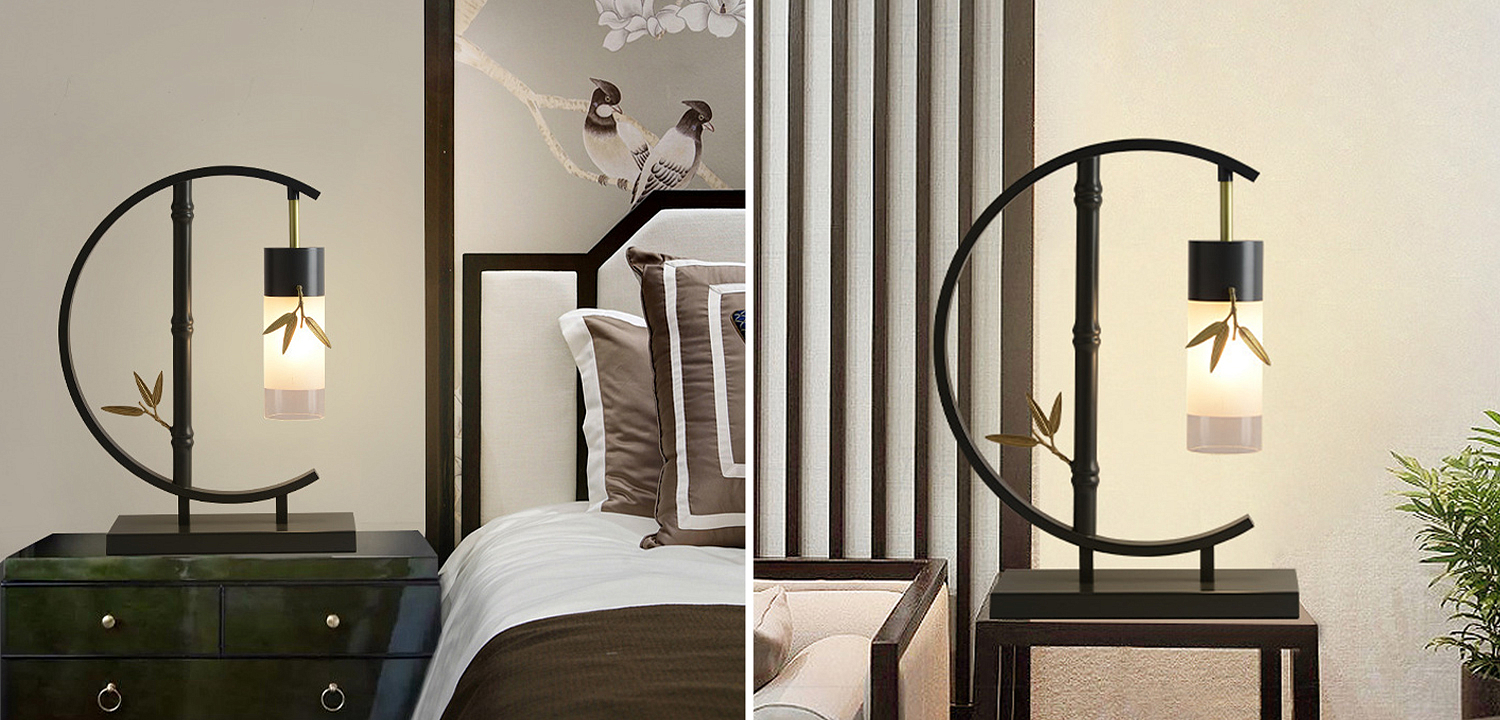 Настольная лампа Bamboo Chinese Style Modern Table Lamp Настольная лампа Bamboo Chinese Style Modern Table Lamp - Loft-Concept в Волгограде