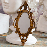 Зеркало настенное в ажурной раме бронзового цвета Classic Ornament Mirror варинант исполнения - 3 | Loft Concept в Волгограде