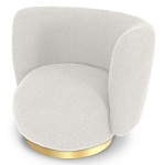 Кресло с обивкой букле Ambrose Boucle Armchair варинант исполнения - 7 | Loft Concept в Волгограде