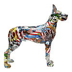 Статуэтка Graffiti Great Dane Поп-Арт варинант исполнения - 2 | Loft Concept в Волгограде