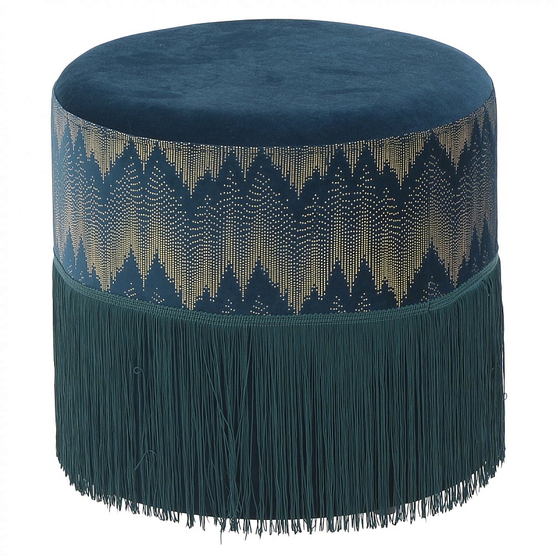 Пуф Fringe Blue Синий Пуф Fringe Blue Синий в Волгограде | Loft Concept