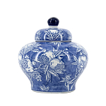 Ваза с крышкой в китайском стиле Гранатовое дерево Blooming Pomegranate варинант исполнения - 8 | Loft Concept в Волгограде