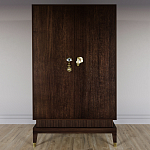 Платяной шкаф Elsa Dreams Walnut с 2-мя фасадами варинант исполнения - 3 | Loft Concept в Волгограде