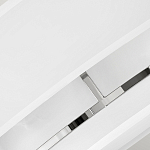 Потолочный светильник с двухслойным белым текстильным абажуром Hinkley варинант исполнения - 12 | Loft Concept в Волгограде