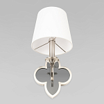 Бра с белым текстильным абажуром и фигурным основанием с зеркальной вставкой Vitorino варинант исполнения - 22 | Loft Concept в Волгограде