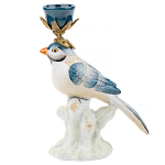 Фарфоровый подсвечник с птицей Eden Garden варинант исполнения - 1 | Loft Concept в Волгограде