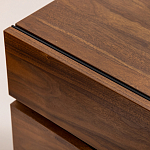 ТВ-тумба с узором из шпона на фасаде Sahara варинант исполнения - 5 | Loft Concept в Волгограде