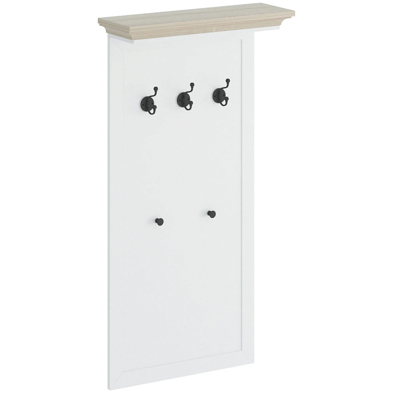 Вешалка Percent White Hanger Белый Бежевый Черный Вешалка Percent White Hanger Белый Бежевый Черный в Волгограде | Loft Concept