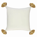 Чехол на подушку с кисточками и вышивкой птиц Ethnic mix Birds Square варинант исполнения - 4 | Loft Concept в Волгограде