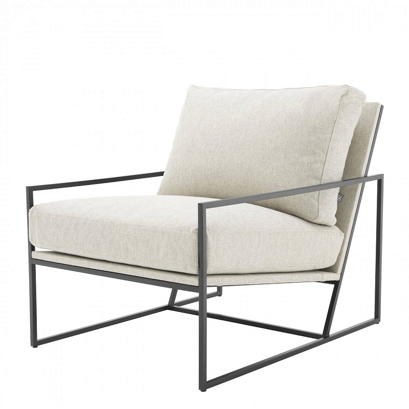 Кресло Eichholtz Chair Rowen Молочный Темная бронза Кресло Eichholtz Chair Rowen Молочный Темная бронза в Волгограде | Loft Concept