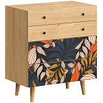 Комод с принтом на ящиках Elise Chest of Drawers варинант исполнения - 2 | Loft Concept в Волгограде