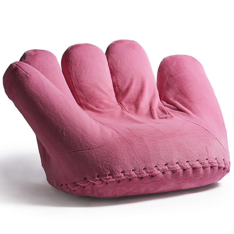 Дизайнерское плюшевое розовое кресло в форме руки Poltronova Joe Plush Taffy Pink Armchair Розовый Дизайнерское плюшевое розовое кресло в форме руки Poltronova Joe Plush Taffy Pink Armchair Розовый в Волгограде | Loft Concept