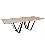 Стол обеденный на изогнутых ножках Consonance варинант исполнения - 2 | Loft Concept в Волгограде