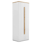 Шкаф платяной с белым глянцевым фасадом Grace of Furniture варинант исполнения - 1 | Loft Concept в Волгограде