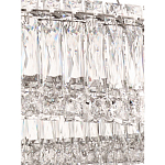 Люстра подвесная круглая из прозрачного хрусталя с корпусом из металла цвета хром Selfsufficient варинант исполнения - 6 | Loft Concept в Волгограде