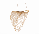 Подвесной светильник фигурный из деревянных прутьев Ecofriendly Light Source варинант исполнения - 2 | Loft Concept в Волгограде