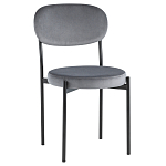 Стул с круглым сиденьем на металлическом основании ALFIE CHAIR Grey варинант исполнения - 1 | Loft Concept в Волгограде