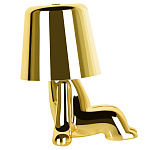 Настольная лампа фигурная цвета золото с гладким абажуром Высота 16 см Sophia варинант исполнения - 4 | Loft Concept в Волгограде