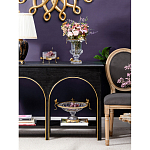 Чаша из прозрачного стекла с рельефным ободком и фигурками стрекоз Eden Garden варинант исполнения - 3 | Loft Concept в Волгограде