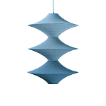 Подвесной вязаный голубой светильник «Звезда Востока 03» варинант исполнения - 2 | Loft Concept в Волгограде