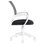 Офисное кресло с основанием из белого пластика Desk chairs Black варинант исполнения - 3 | Loft Concept в Волгограде