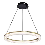 Люстра подвесная круглая светодиодная с золотым каркасом Ring Horizontal варинант исполнения - 3 | Loft Concept в Волгограде
